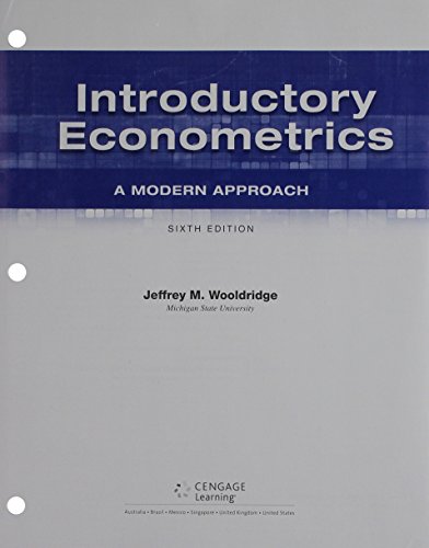 Stock image for Bundle: Introductory Econometrics: A Modern Approach, Loose-leaf Version, 6th + LMS Integrated MindTap Economics, 1 term (6 months) Printed Access Card for sale by HPB-Red