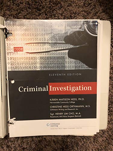 Stock image for Bundle: Criminal Investigation, Loose-Leaf Version, 11th + LMS Integrated MindTap Criminal Justice, 1 term (6 months) Printed Access Card for sale by HPB-Red