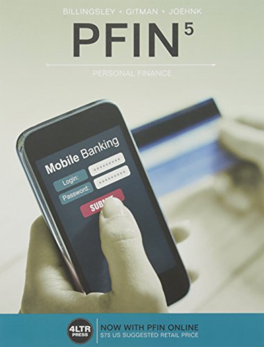 Stock image for Print Option: PFIN, 5th (with PFIN Online, 1 term (6 months) Printed Access Card) for sale by Irish Booksellers