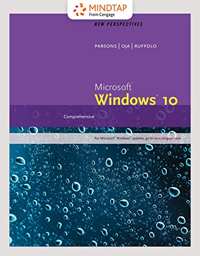 Stock image for Bundle: New Perspectives Microsoft Windows 10: Comprehensive, Loose-Leaf Version + MindTap Computing, 1 term (6 months) Printed Access Card for sale by Textbooks_Source