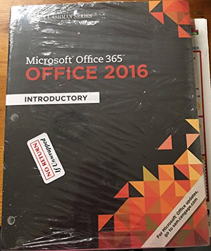 Stock image for Shelly Cashman Series Microsoft Office 365 & Office 2016: Introductory, Loose-leaf Version for sale by A Team Books