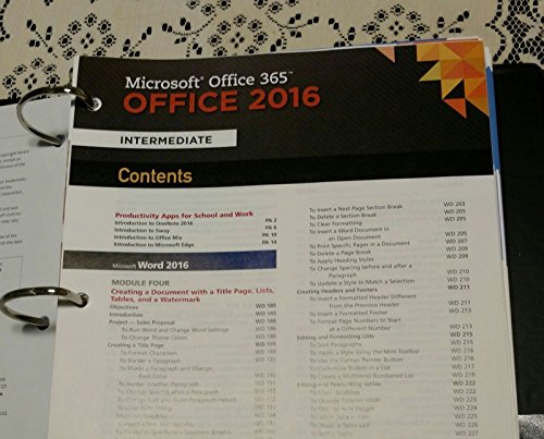 Beispielbild fr Shelly Cashman Series Microsoft Office 365 and Office 2016 : Intermediate, Loose-Leaf Version zum Verkauf von Better World Books