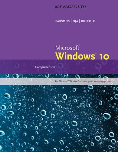 Stock image for New Perspectives Microsoft Windows 10 : Comprehensive, Loose-Leaf Version for sale by Better World Books: West