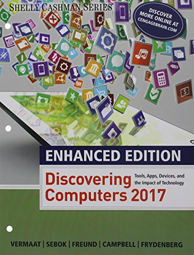 Beispielbild fr Enhanced Discovering Computers 2017, Loose-Leaf Version (Shelly Cashman) ; 9781337251877 ; 1337251879 zum Verkauf von APlus Textbooks