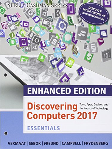 Beispielbild fr Enhanced Discovering Computers ©2017, Essentials, Loose-leaf Version zum Verkauf von BooksRun