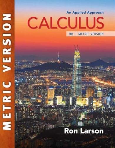 9781337290562: Calculus: An Applied Approach, International Metric Edition