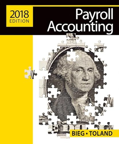 Beispielbild fr Payroll Accounting 2018 (with CengageNOWv2, 1 term Printed Access Card) zum Verkauf von A Team Books