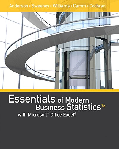 9781337298353: Essentials of Modern Business Statistics with MicrosoftOffice Excel (Book Only)