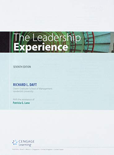 Beispielbild fr Bundle: The Leadership Experience, Loose-Leaf Version, 7th + MindTap Management, 1 term (6 months) Printed Access Card zum Verkauf von BooksRun