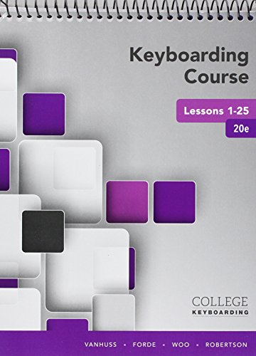 Beispielbild fr Bundle: Keyboarding Course Lessons 1-25, 20th + Keyboarding in SAM 365 & 2016, 25 Lessons, Multi-Term Printed Access Card zum Verkauf von Palexbooks