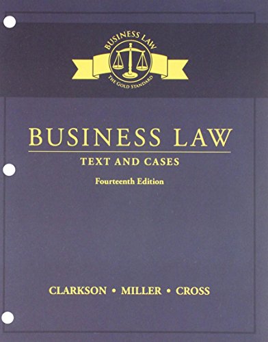 Stock image for Bundle: Business Law: Text and Cases, Loose-Leaf Version, 14th + LMS Integrated MindTap Business Law, 1 term (6 months) Printed Access Card for sale by Ashery Booksellers