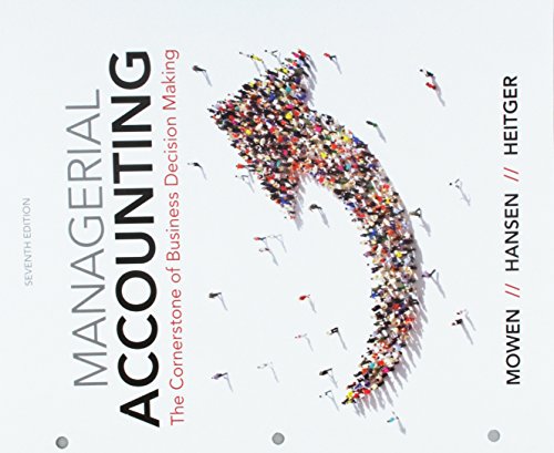 Beispielbild fr Bundle: Managerial Accounting: The Cornerstone of Business Decision-Making, Loose-Leaf Version, 7th + CengageNOWv2, 1 term (6 months) Printed Access Card zum Verkauf von SecondSale