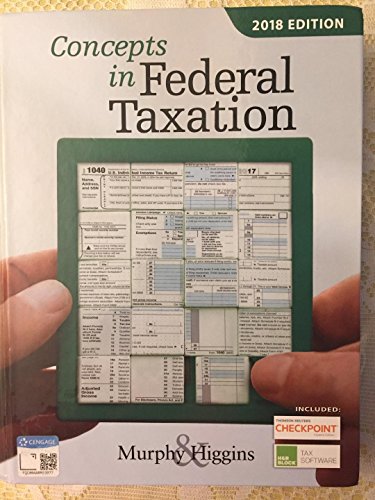 Stock image for Concepts in Federal Taxation 2018 for sale by SecondSale