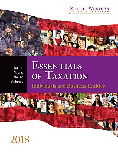 Imagen de archivo de South-Western Federal Taxation 2018 : Essentials of Taxation: Individuals and Business Entities a la venta por Better World Books