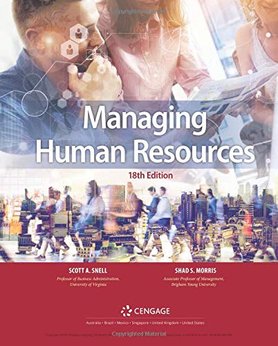 9781337389624: Managing Human Resources