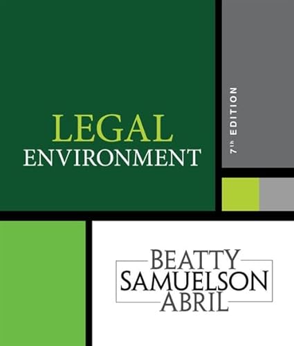 Stock image for Legal Environment for sale by BooksRun