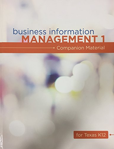 Stock image for Comp Mtl Texas Business Information Management for sale by ThriftBooks-Atlanta