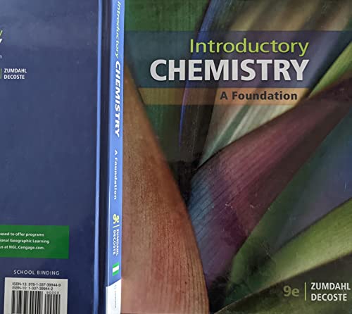 9781337399449: Introductory Chemistry: A Foundation