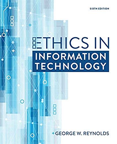 Stock image for Ethics in Information Technology for sale by Blackwell's