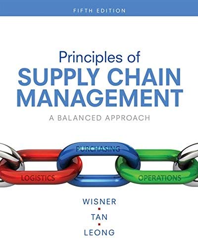 Stock image for Principles of Supply Chain Management: A Balanced Approach for sale by HPB-Red
