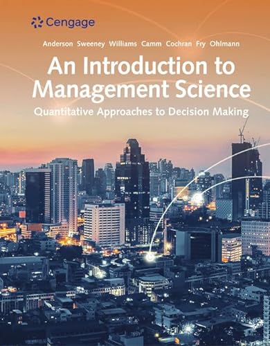 Stock image for An Introduction to Management Science: Quantitative Approach for sale by BooksRun