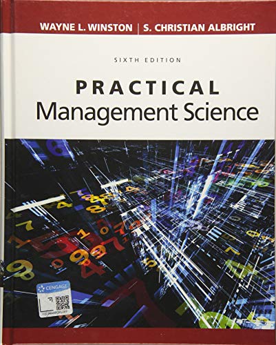 Imagen de archivo de Practical Management Science a la venta por Ergodebooks