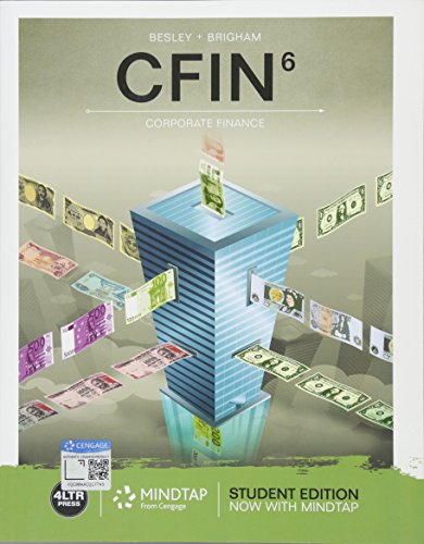 Imagen de archivo de CFIN (with MindTap Finance, 1 term (6 months) Printed Access Card) a la venta por HPB-Red