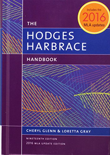 Beispielbild fr Hodges Harbrace Handbook, 2016 Mla Update + Mindtap English, 2 Terms 12 Months Access Card zum Verkauf von Revaluation Books
