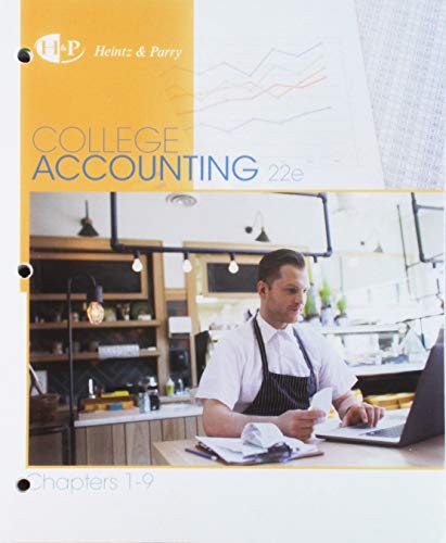 Stock image for Bundle: College Accounting, Chapters 1-9, Loose-Leaf Version, 22nd + Study Guide and Working Papers for sale by Bulrushed Books