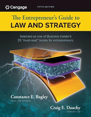 Imagen de archivo de Bundle: The Entrepreneur's Guide to Law and Strategy, 5th + MindTap Business Law, 1 term (6 months) Printed Access Card a la venta por Palexbooks