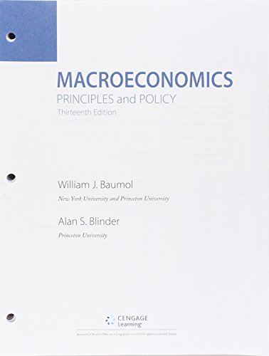 Stock image for Bundle: Macroeconomics: Principles and Policy, Loose-leaf Version, 13th + Microeconomics: Principles and Policy, Loose-leaf Version, 13th + Aplia, 2 . Economics: Principles and Policy, 13th for sale by BooksRun