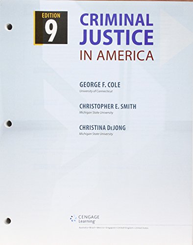 Stock image for Criminal Justice in America + Mindtap Criminal Justice, 1 Term - 6 Months Access Card for sale by BooksRun