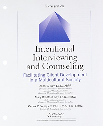 Beispielbild fr Bundle: Intentional Interviewing and Counseling: Facilitating Client Development in a Multicultural Society, Loose-Leaf Version, 9th + MindTap Counseling, 1 term (6 months) Printed Access Card zum Verkauf von SecondSale