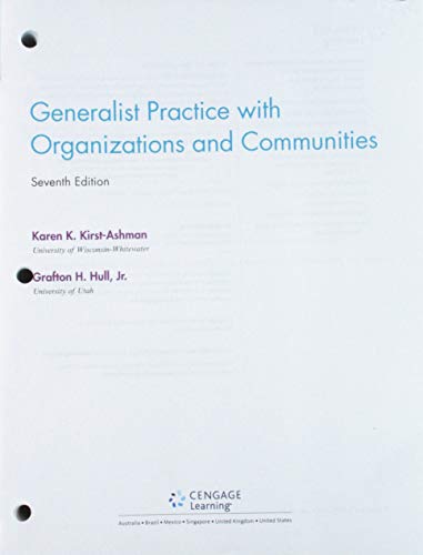 9781337536912: Bundle: Empowerment Series: Generalist Practice with Organizations and Communities, Loose-Leaf Version, 7th + MindTap Social Work, 1 term (6 months) Printed Access Card