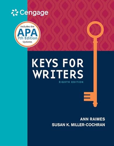 Imagen de archivo de Bundle: Keys for Writers, 8th + MindTap English, 1 term (6 months) Printed Access Card a la venta por Textbooks_Source