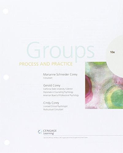 Beispielbild fr Bundle: Groups: Process and Practice, Loose-Leaf Version, 10th + MindTap Counseling, 1 term (6 months) Printed Access Card zum Verkauf von Hafa Adai Books