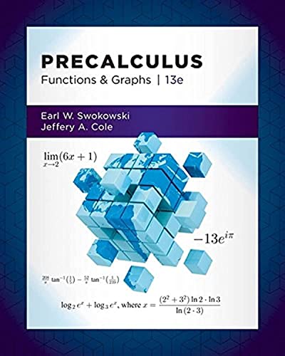 Beispielbild fr Precalculus: Functions and Graphs zum Verkauf von BooksRun