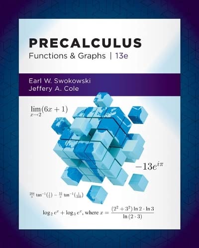 Beispielbild fr Student Solutions Manual for Swokowski/Cole's Precalculus: Functions and Graphs, 13th zum Verkauf von Buchpark