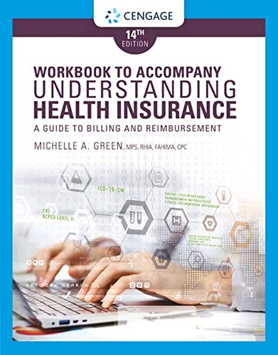 Imagen de archivo de Student Workbook for Green's Understanding Health Insurance: A Guide to Billing and Reimbursement, 14th a la venta por Better World Books