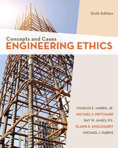 Stock image for Engineering Ethics: Concepts and Cases for sale by BooksRun