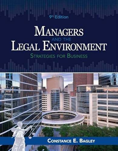 Beispielbild fr Managers and the Legal Environment: Strategies for Business zum Verkauf von BooksRun