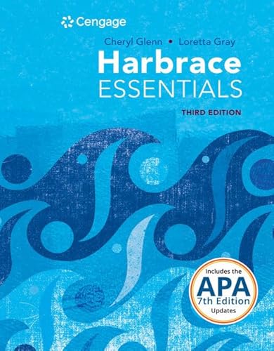 Stock image for Harbrace Essentials (w/ MLA9E Updates) for sale by Better World Books