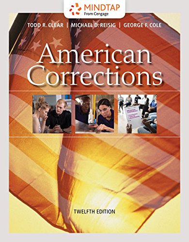 Stock image for MindTap Criminal Justice, 1 term (6 months) Printed Access Card for Clear/Reisig/Cole's American Corrections for sale by Campus Bookstore