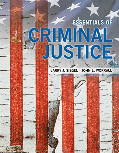 Imagen de archivo de Essentials of Criminal Justice a la venta por BooksRun
