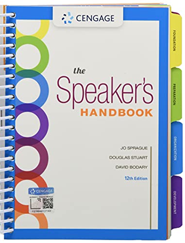 Stock image for The Speaker's Handbook, Spiral bound Version for sale by BooksRun