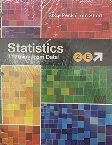 Beispielbild fr Statistics: Learning from Data 2e zum Verkauf von HPB-Red