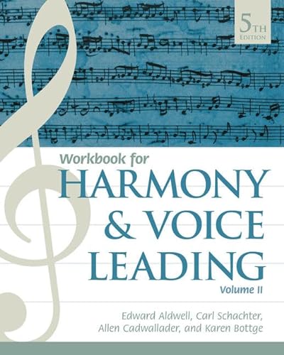 Imagen de archivo de Harmony and Voice Leading. Volume II Student Workbook a la venta por Blackwell's