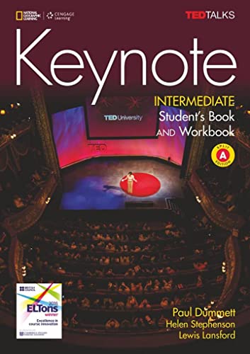 Stock image for Keynote B1.2/B2.1: Intermediate - Student's Book and Workbook (Combo Split Edition A) + DVD-ROM : Unit 1-6 for sale by Buchpark