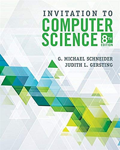 Imagen de archivo de Invitation to Computer Science a la venta por BooksRun