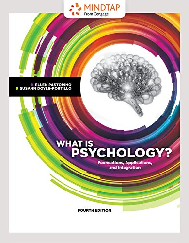 Stock image for MindTap Psychology, 1 term (6 months) Printed Access Card for Pastorino/Doyle-Portillo's What is Psychology?: Foundations, Applications, and Integration for sale by Textbooks_Source